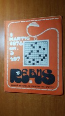 revista rebus nr. 497 din 1 martie 1978