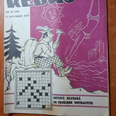 revista rebus nr. 510 din 15 septembrie 1978