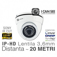 Camera de supraveghere ICSA-IP2400S Dome Anti-Vandal, Rezolutie Full HD foto