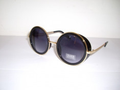 Ochelari Steampunk, inspired round sunglasses foto