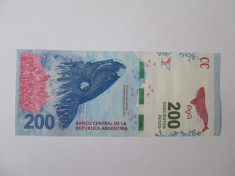 Argentina 200 Pesos 2016 aUNC foto