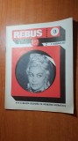 Revista rebus nr. 327 din 5 februarie 1971- doar 2 rebusuri completate in creion