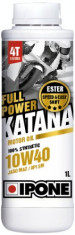 Ulei moto 4T Ipone Full Power Katana 10W40 100% Sintetic ESTER - JASO MA2 - API Cod Produs: MX_NEW 800388IP foto