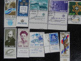 ISRAEL-LOT TIMBRE CU TABS-UZATE, Stampilat