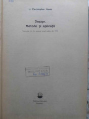 Design. Metode Si Aplicatii - J. Chriatopher Jones ,414555 foto