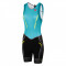 Costum de dama pentru triatlon Castelli Free W Tri Itu Suit, Negru/Turcoaz, XL Bike Collection