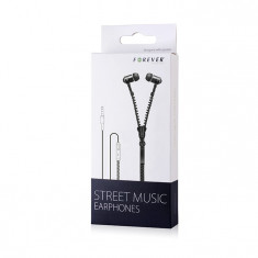 Casti audio In-Ear Forever Street Music, negre foto