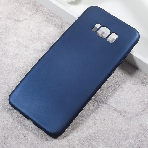 Husa Samsung Galaxy S8 - Gel TPU Soft Matte Blue foto mare Husa Samsung Galaxy S8 - Gel TPU Soft Matte Blue foto mare
