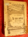 DD.Patrascanu - Ce cere publicul de la un deputat -1912- BPT 786 Ed.Libr.Alcalay