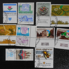 ISRAEL-LOT TIMBRE CU TABS-UZATE