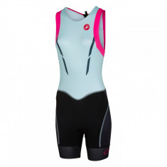 Costum triatlon Castelli Free W Tri ITU, De Dama, Bleu/Roz/Negru, M Bike Collection foto