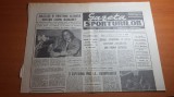 Gazeta sporturilor 26 aprilie 1990-meciul de fotbal israel-romania 1-4