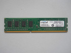Memorie Ram Crucial 8 GB DDR3 1600 Mhz Desktop. foto