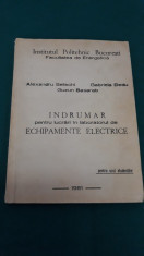 INDRUMAR PENTRU LUCRARI IN LABORATORUL DE ECHIPAMENTE ELECTRICE/ 1981 foto