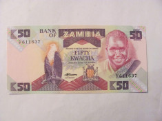 CY - 50 kwacha 1986 Zambia / UNC foto