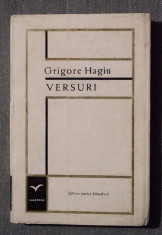 Grigore Hagiu - Versuri (Editura pentru Literatura, 1968, tiraj 2170 ex.) foto