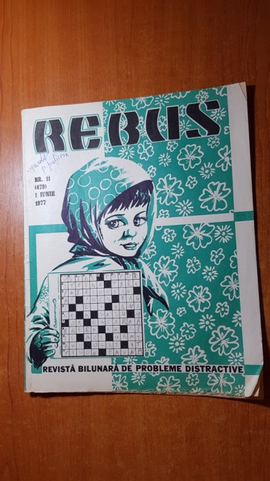 revista rebus nr. 476 din 1 iunie 1977