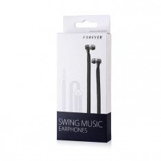 Casti audio In-Ear Forever Swing Music, negre foto