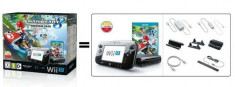 Consola Nintendo Wii U Premium Pack, 32GB, Negru, cu Mario Kart 8 preinstalat. foto