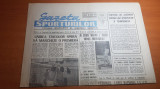 Gazeta sporturilor 25 ianuarie 1990-meciul petrolul ploiesti-lotul national 1-5