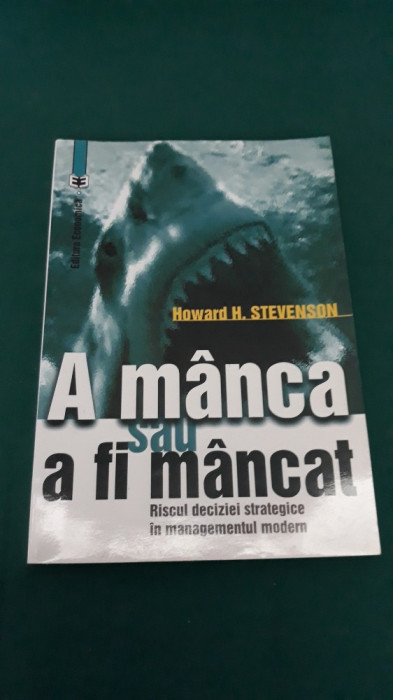 A M&Acirc;NCA SAU A FI M&Acirc;NCAT *RISCUL DECIZIEI STRATEGICE &Icirc;N MANAGEMENTUL MODERN/2003*