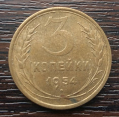 (M205) MONEDA RUSIA (URSS) - 3 KOPEICI 1954 foto