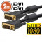 Cablu DVI Dual-link a?? 2 mcu conectoare placate cu aur Brico DecoHome