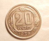 RUSIA 20 KOPEICI 1936 -UNC, Europa