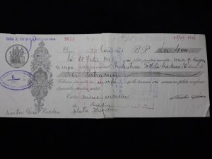 Bilet La Ordin Cambie Catre Cassa De Pastrare Arad Ind Textila Arad 1927 Okazii Ro