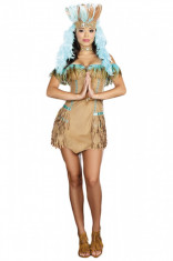 B177 Costum Halloween Pocahontas foto