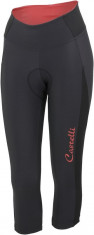 PANTALONI DE DAMA 3/4 CASTELLI ILLUMINA KNICKER, NEGRU/CORAI, S Bike Collection foto