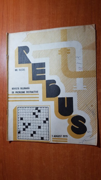 revista rebus nr. 531 din 1 august 1979