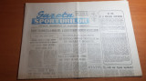 Ziarul gazeta sporturilor 15 ianuarie 1990-apel de la ministerul sporturilor