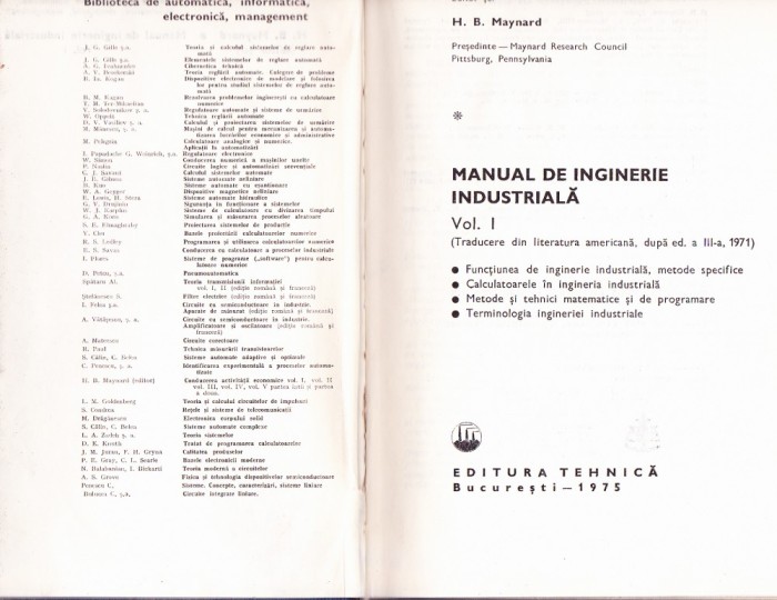 MANUAL DE INGINERIE INDUSTRIALA -VOL 1