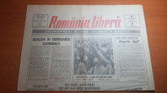 ziarul romania libera 23 ianuarie 1990-miting al ligii studentilor foto
