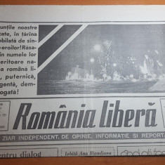 ziarul romania libera 12 ianuarie 1990-articole despre revolutie