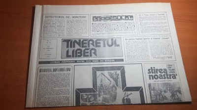 tineretul liber 22 februarie 1990-2 luni de la revolutie foto