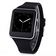 Smartwatch X6S Bluetooth Compatibil MicroSD si SIM Cu Camera Negru Resigilat foto