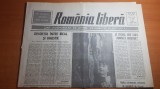 Ziarul romania libera 1 iunie 1990