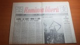 ziarul romania libera 25 ianuarie 1990-iluziile au durat numai o luna