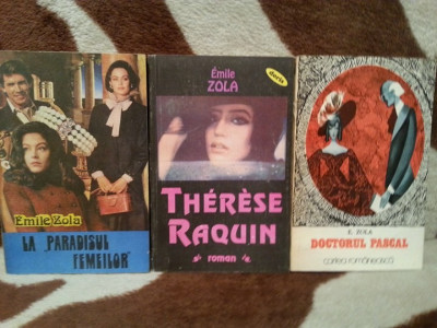 LA PARADISUL FEMEILOR/THERESE RAQUIN/DOCTORUL PASCAL-EMILE ZOLA foto