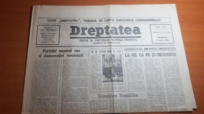 dreptatea 3 iunie 1990-manifestatia din piata universitatii,la fel ca pe 21 dec. foto