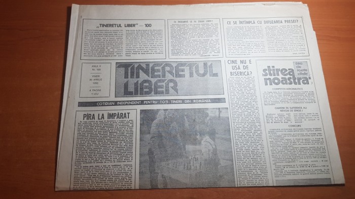ziarul tineretul liber 20 aprilie 1990-articolul "revolutia asa cum a fost ea" ziarul tineretul liber 20 aprilie 1990-articolul "revolutia asa cum a fost ea"