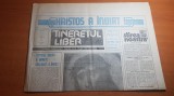 ziarul tineretul liber 14 aprilie 1990- nr cu ocazia zilei de paste