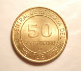PERU 50 SOLI DE ORO 1981 UNC, America Centrala si de Sud