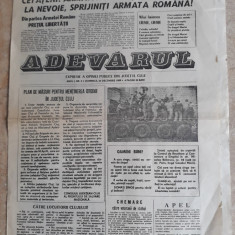ZIAR "ADEVARUL" EXPRESIE A OPINIEI PUBLICE DIN CLUJ - ANUL 1 NR. 2 - 24 DEC 1989