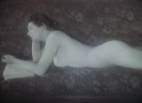 Fotografie NUD tip vedere,Carte postala tip fotografie veche NUD,Colectie,T.GRAT