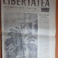 ziarul libertatea 14 iulie 1990