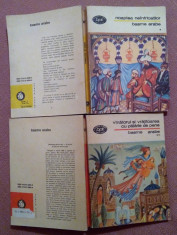 Basme Arabe. 2 Volume, BPT 1367; 1368. Editura Minerva foto