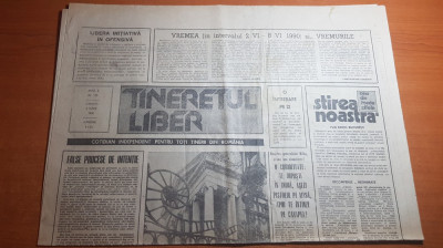 ziarul tineretul liber 2 iunie 1990-110 ani de la nasterea lui tudor arghezi foto
